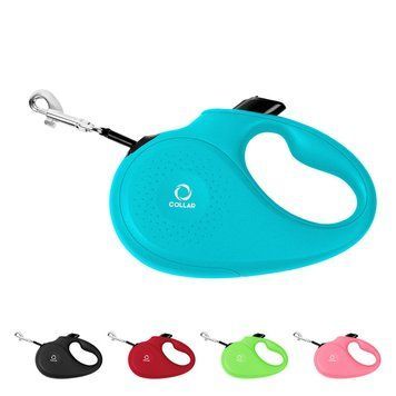 Повідець-рулетка CoLLaR для собак, розмір M, 25 кг, 5 м, світловідбивна стрічка, блакитний 81252 фото