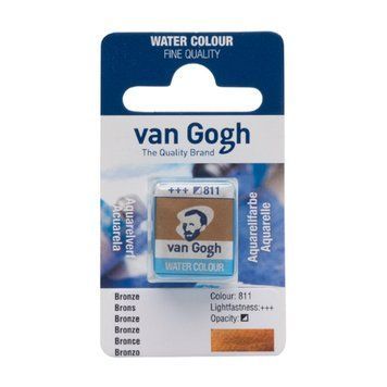 Краска акварельная Van Gogh (811) Бронза кювета Royal Talens 8712079419615 фото