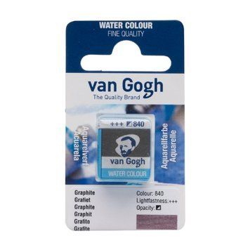 Краска акварельная Van Gogh (840) Графит кювета Royal Talens 8712079419622 фото