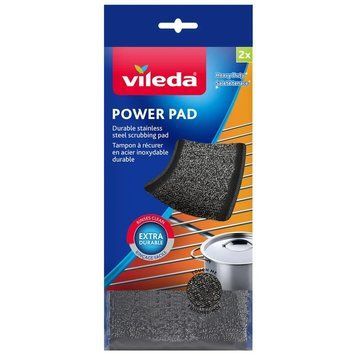 Губки металлические Vileda Inox PowerPad, 2 шт. 4023103172036 фото